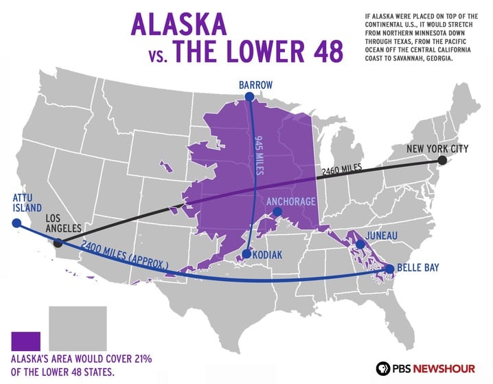 us alaska map slideshow Non-Resident’s Guide to Hunting Alaska