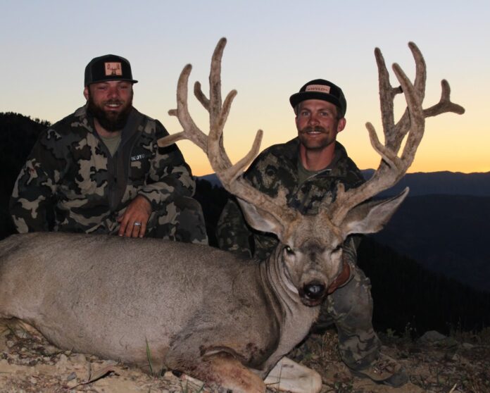 Braxton and Storie With Mule Deer