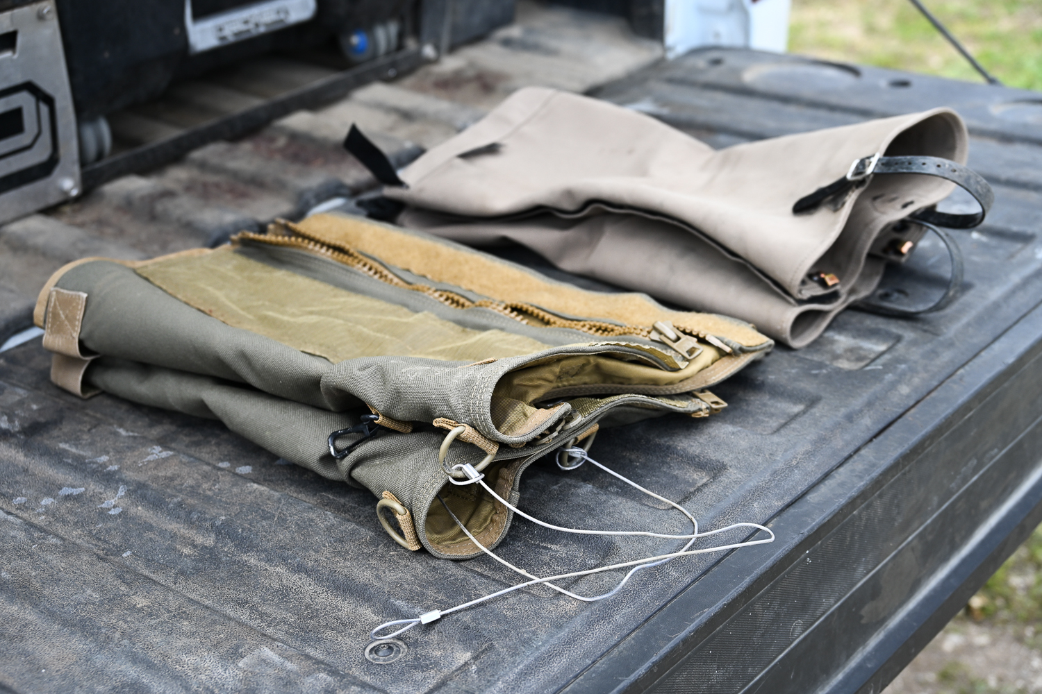 The author compared the T&K gaiters to a more traditional pair from King’s Camo.
