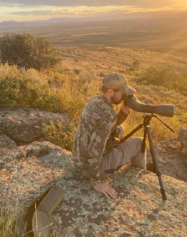 Swarovski BTX reaching way out there in mule deer country.