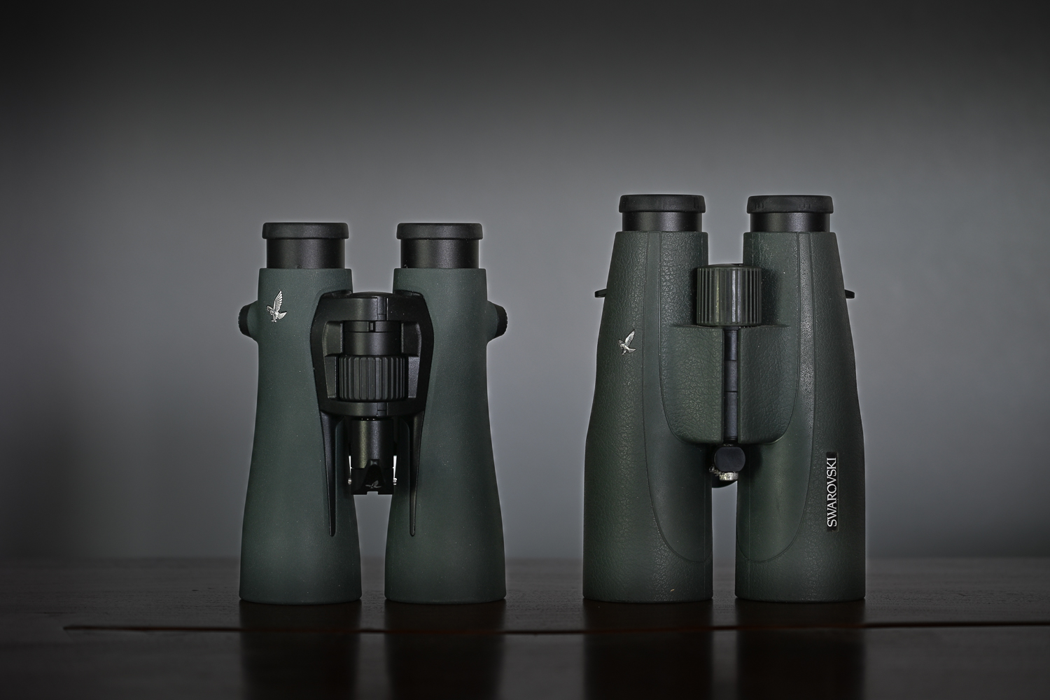 Swarovski’s new 14x52 NL Pure binocular shaves down bulk from the 15x56 SLC.