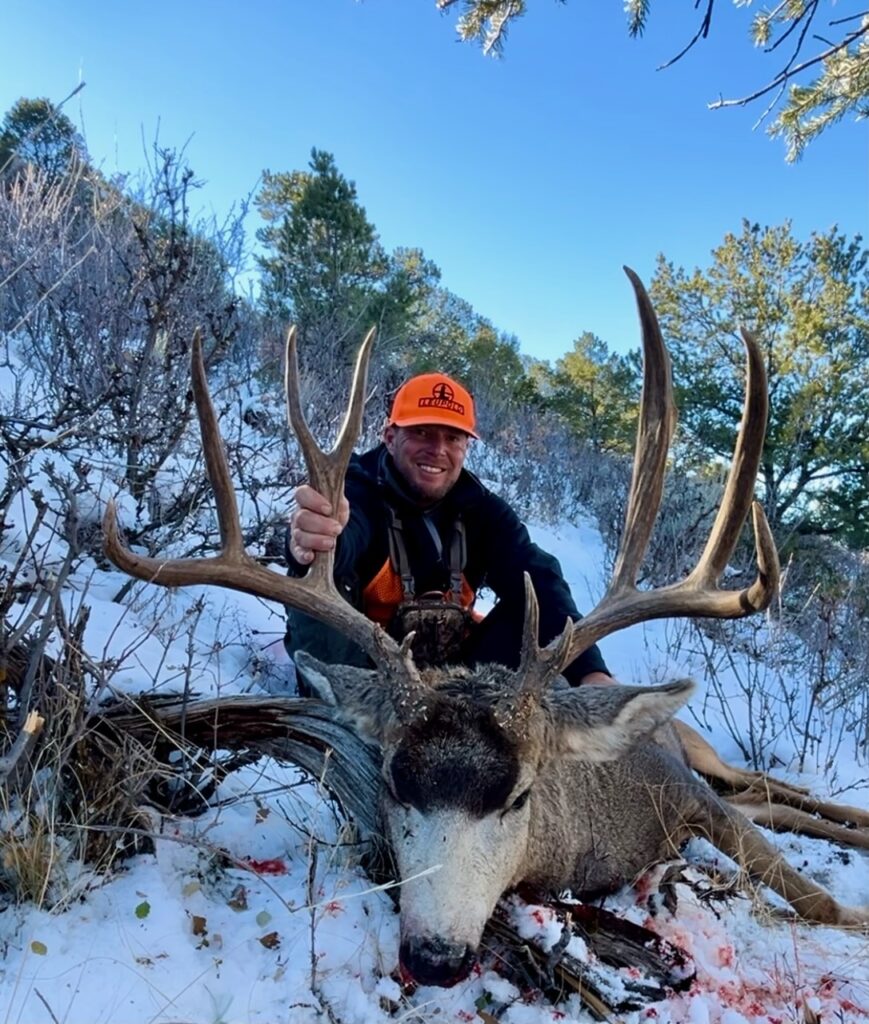 Corey's 2024 buck taken with rifles for big bucks