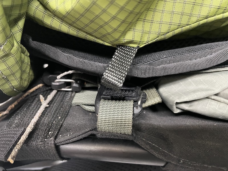 Frame attachment straps